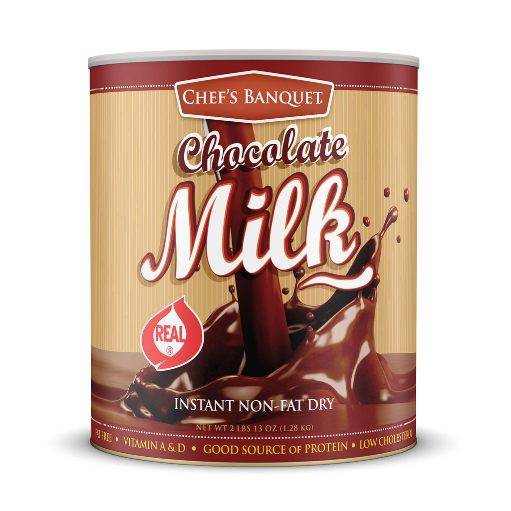 Chefs' Banquet® Launches Shelf Stable Non-fat Instant Dry Chocolate Milk
