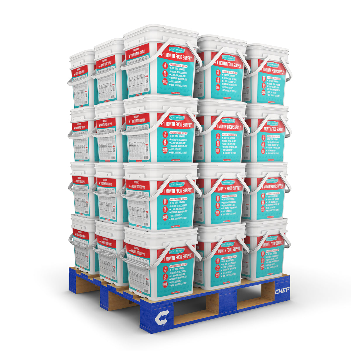 Chef’s Banquet 3 People 1 Year (36 Total Kits 1 Pallet) Chef's